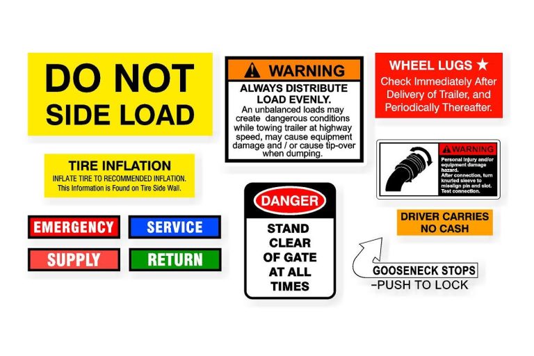 Safety Decals, Signs, Labels, Warning Decals, Warning Labels, Warning Signs